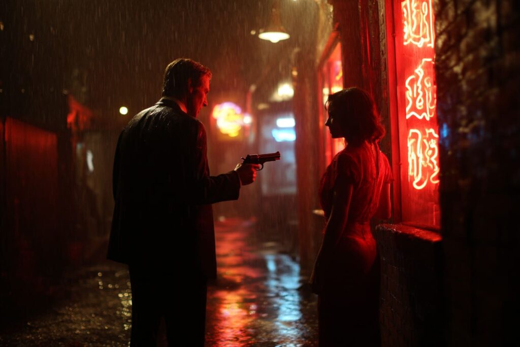 Alleyway showdown