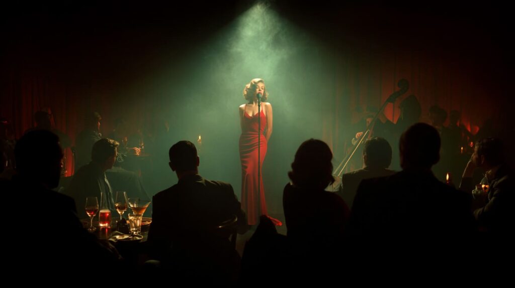 Singing at the club